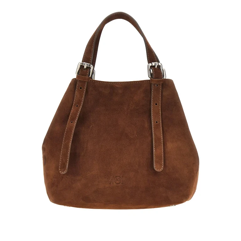 Suede leather small 'Galatea' bag Woman One Size