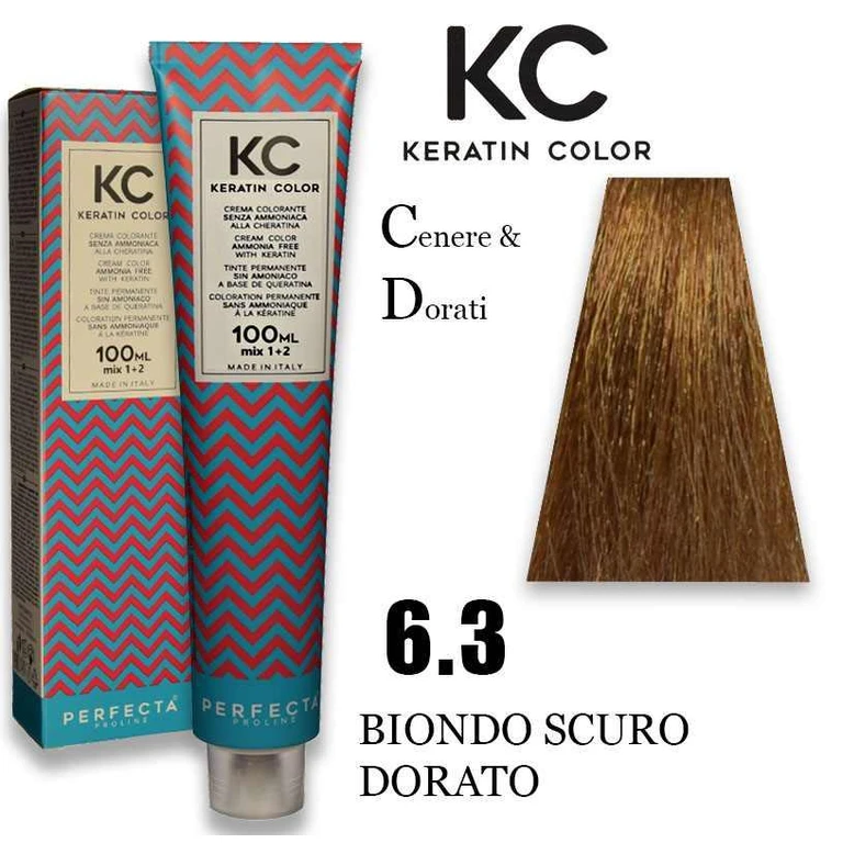 Keratine Kleurcrème 100 ml 6.3