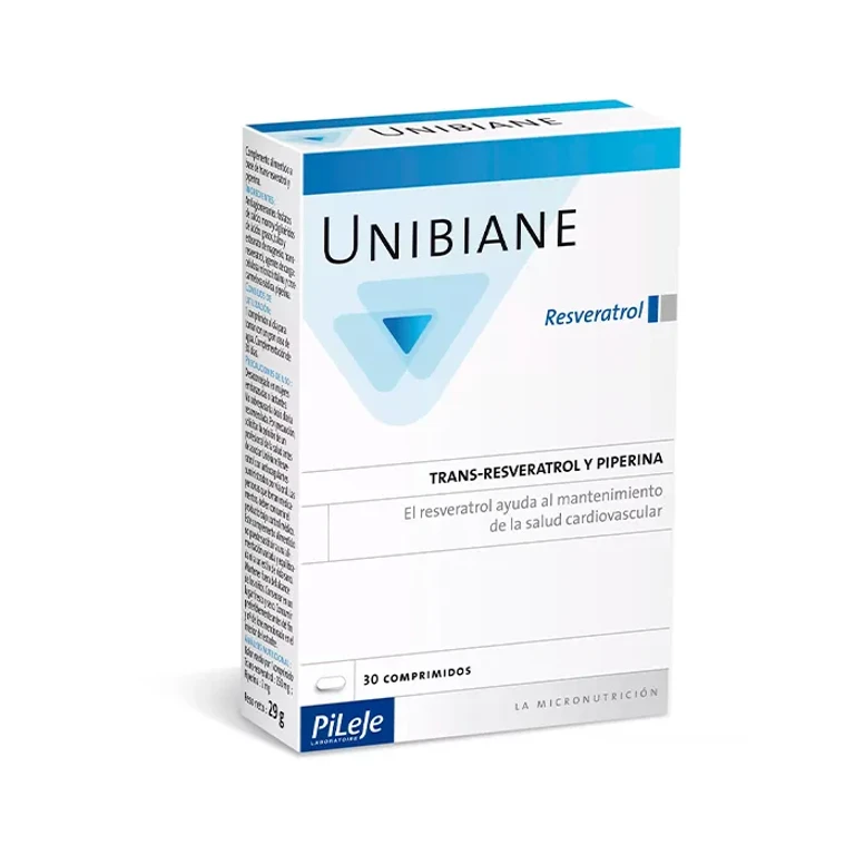 Unibiane Resveratrol 30 capsules
