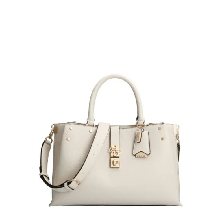 , Albury, Faux Leather, Fabric Bag, White, Women, 31.5 x 22 x 13.5 cm