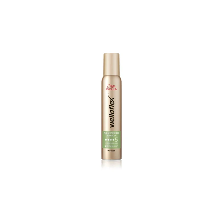 Wellaflex Silk Finish & Hold Fixing Mousse ultra strong 200 ml
