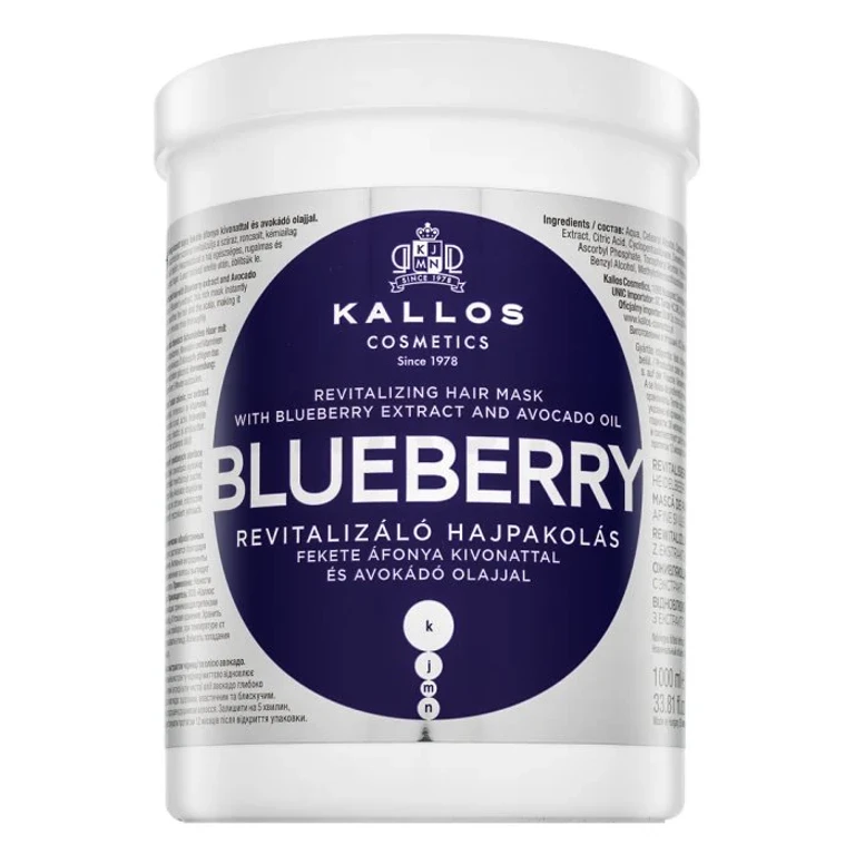 Revitalizing blueberry hair mask Kallos 1000 ml