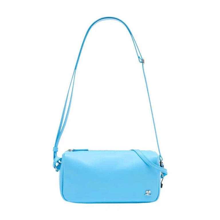 Calfskin Leather Shoulder Bag â Blue