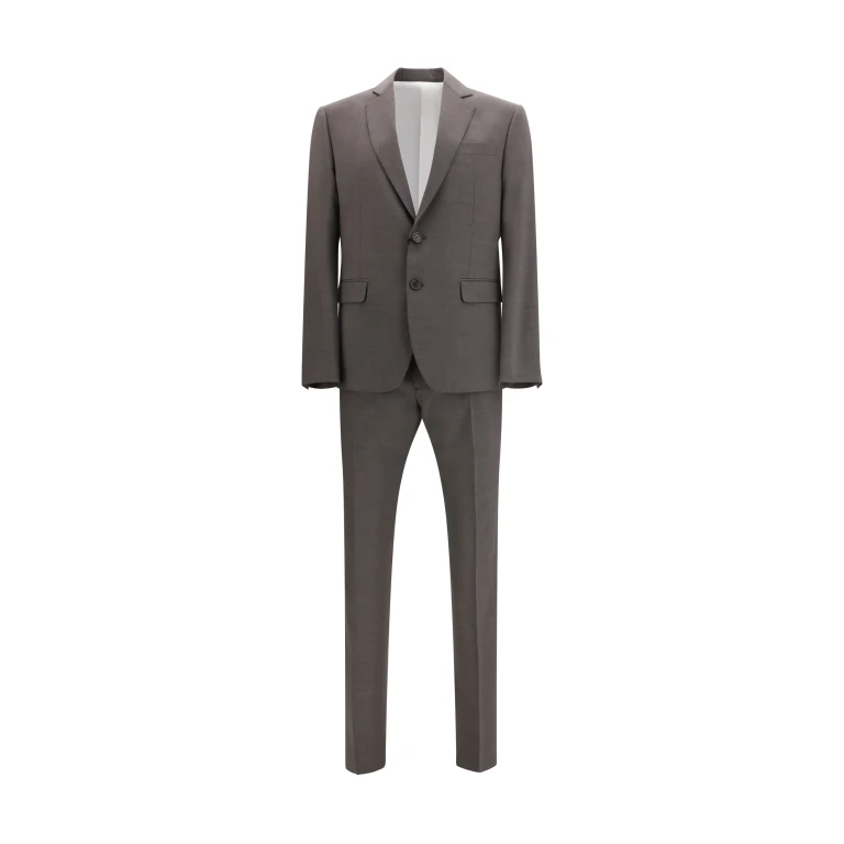 Suit Single-Breasted Wool-Blend Grey