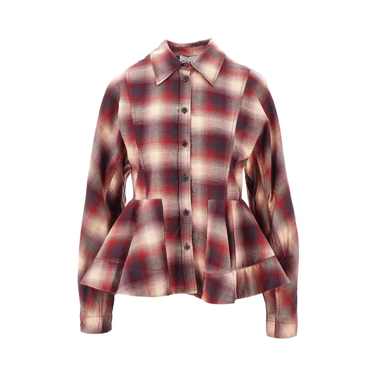 Cotton flannel shirt Woman 36