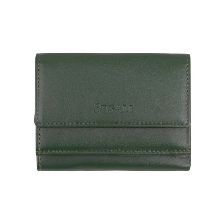 Women's Leather Wallet color verde