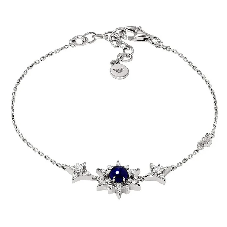 Sparkling Silver Bracelet with Cubic Zirconia EG3601040
