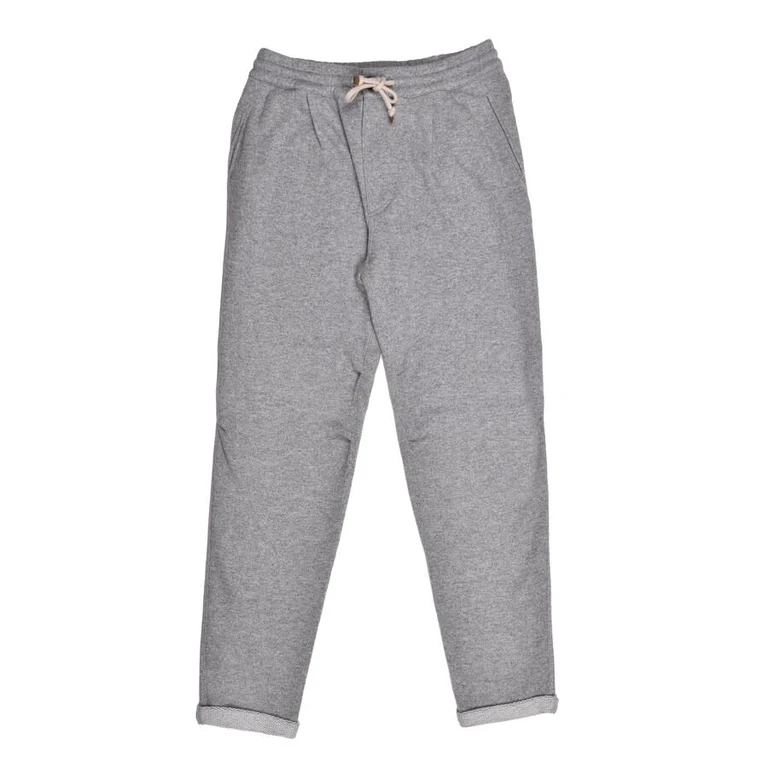 Gray Cashmere Athletic Trousers
