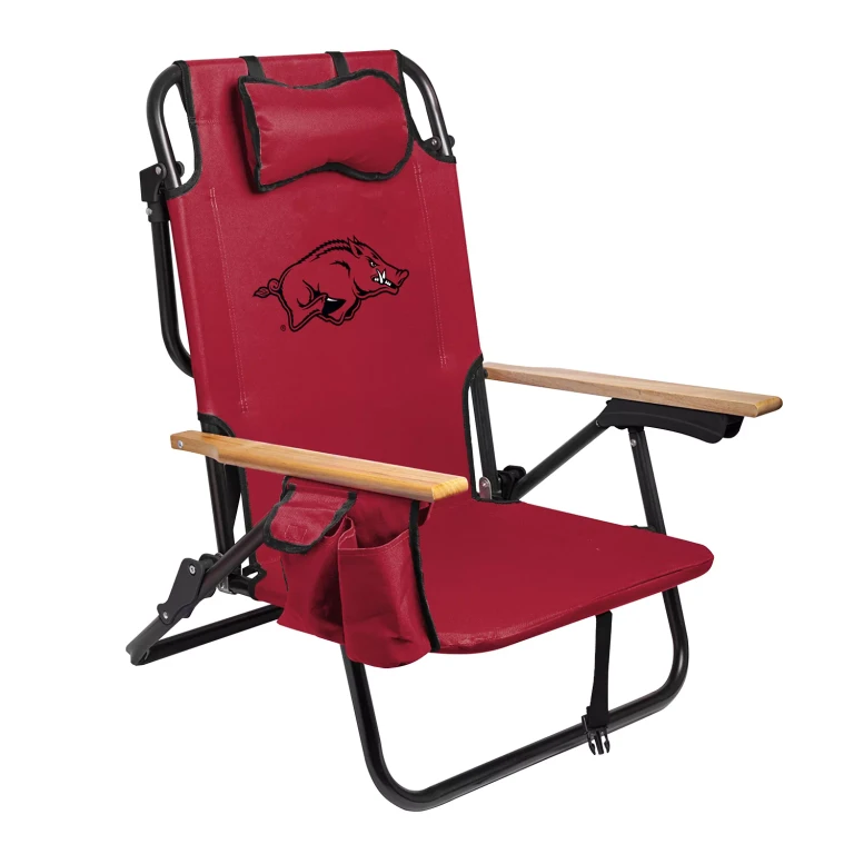 Arkansas Razorbacks Reclining Beach Chair