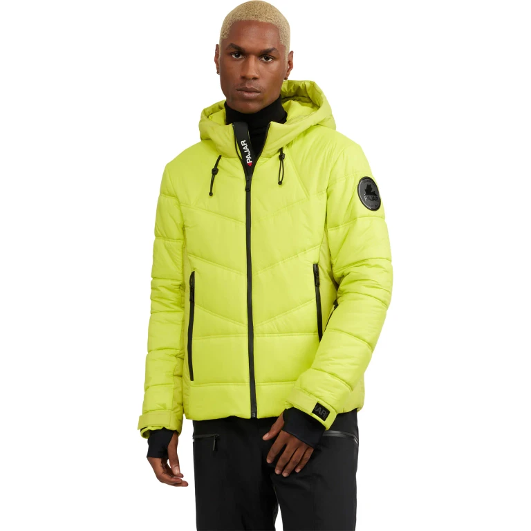 Thebe Mixed Media Ski Jacket with Fixed Hood - Men's