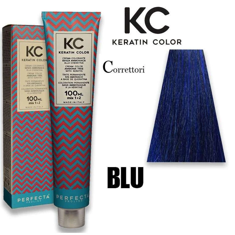 Kc keratin cream color 100ml blue