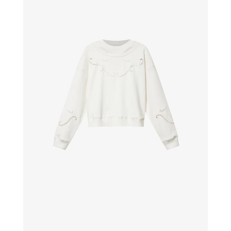 Sweat Shirt Vella - Femme - Écru - Taille38 - Marant Étoile