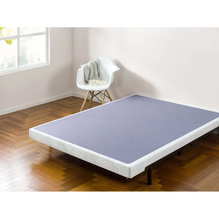Night Therapy 4" Low Profile Wood and Metal Box Spring, Full:- Full