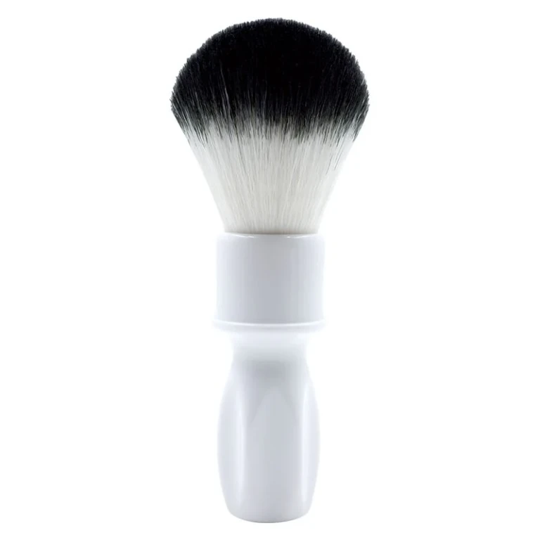WHITE SHAVING BRUSH - SYNTHETIC BRUSH