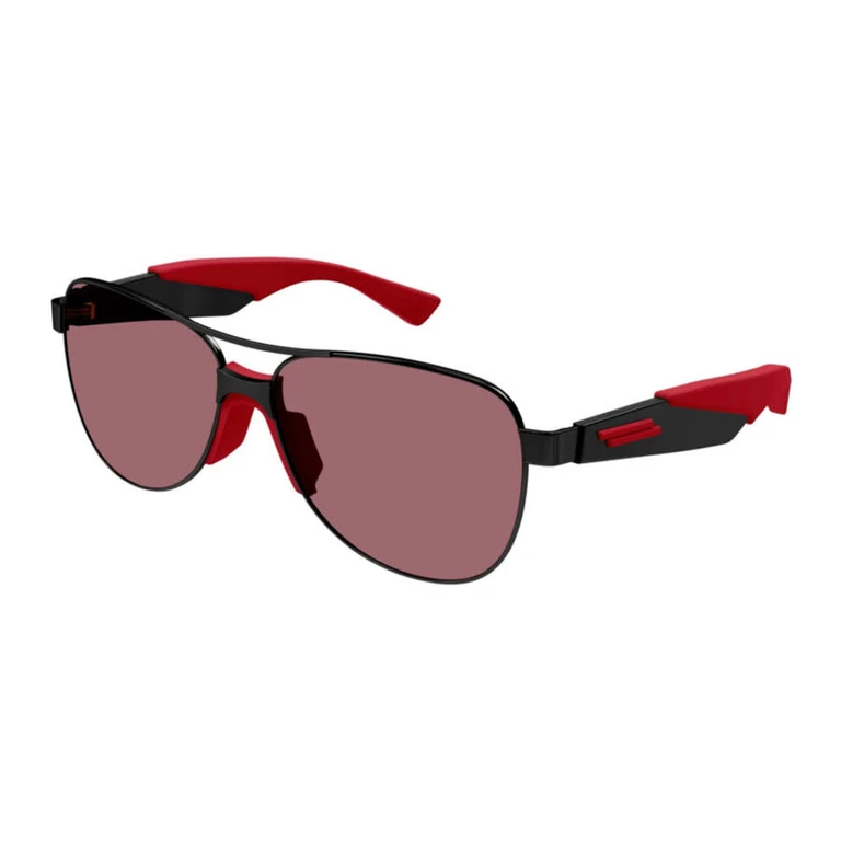 Mens Black Aviator Sunglasses BV1231S 004