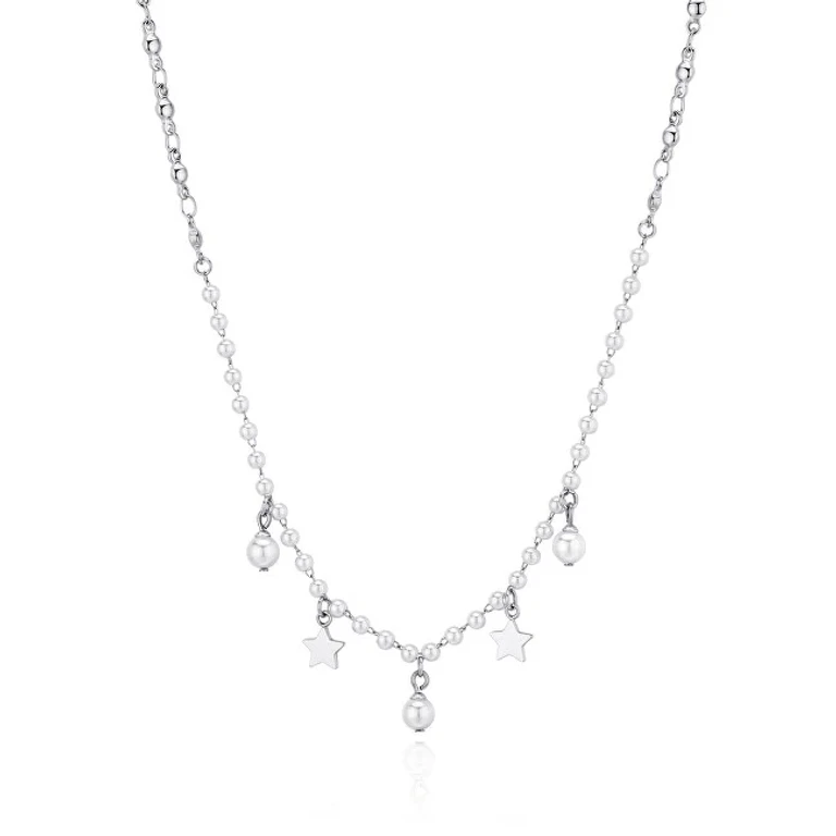 Star-Shaped Necklace in Steel Decent Wisdom Swi01