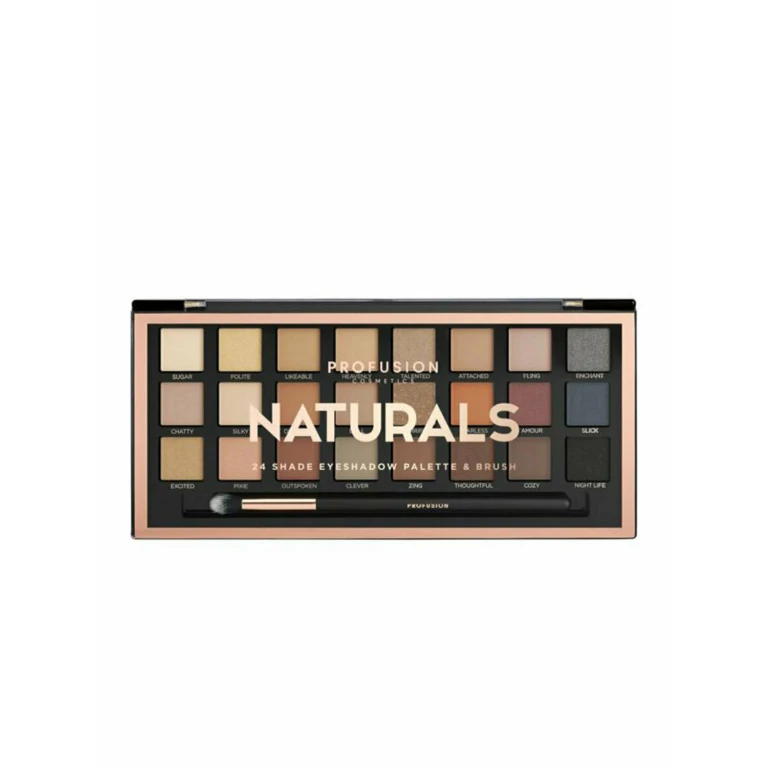 , Profusion, Eyeshadow Palette, Natural, 24 Shades