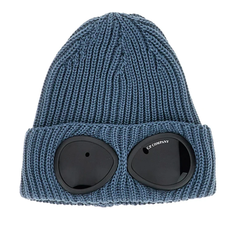 CP COMPANY Wool beanie hat with lenses Man One Size