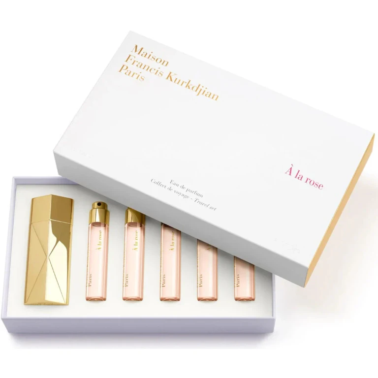 Set Maison Francis Kurkdjian A La Rose Eau De Parfum for women 5 pieces of 11 ml