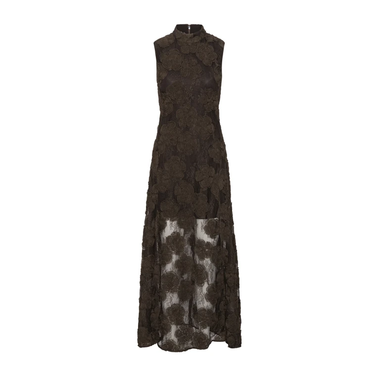 Maxi Dress 3D Flower Molé