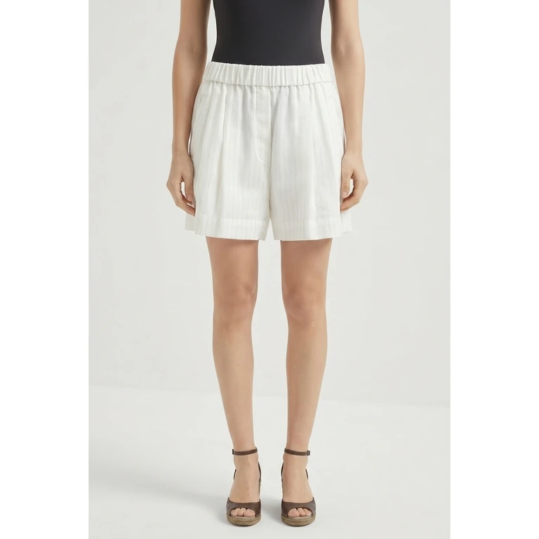 Wooff White Relaxed Shorts
