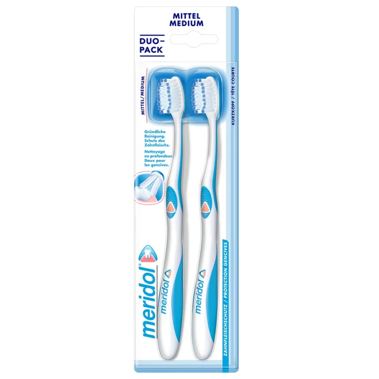 Escova de dentes Média Pack com 2