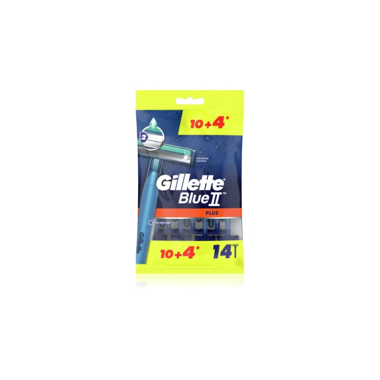 Blue Ii Plus Disposable Razors For Men 14 Pieces