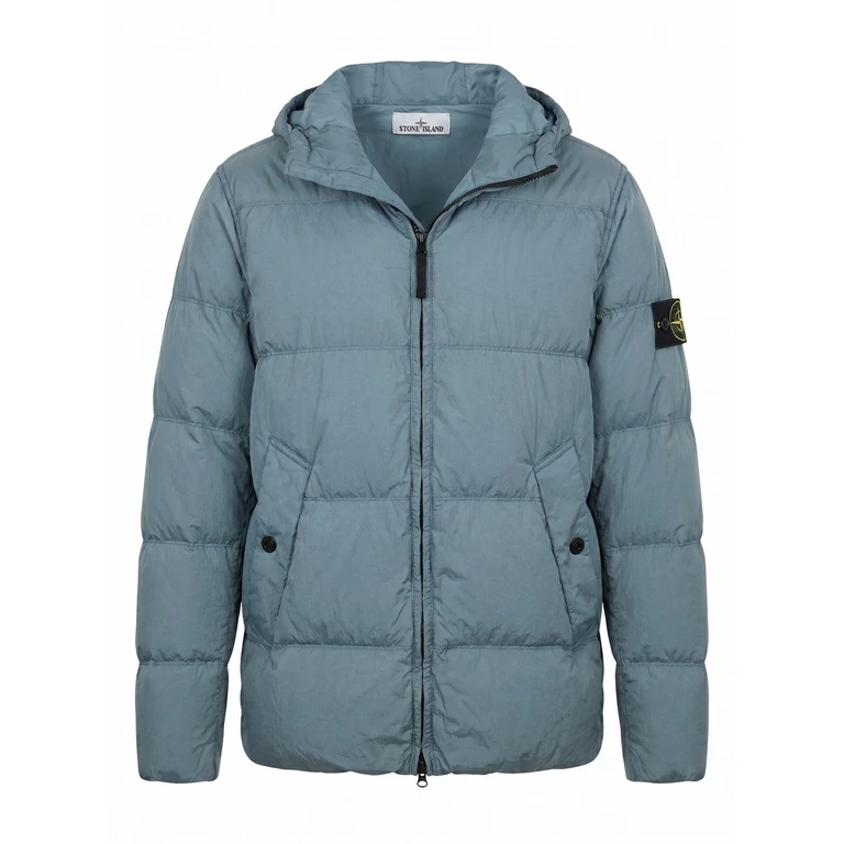 Giacca con cappuccio e patch logo