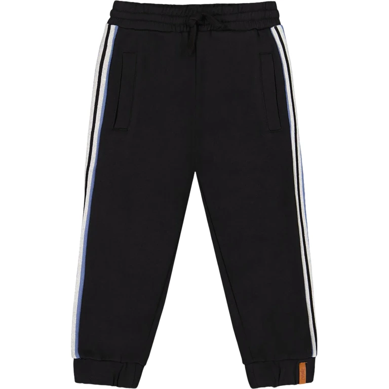 Fleece Sweatpants with Side Stripes - Little Boy