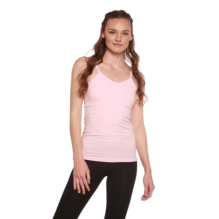 Clearance Women's Bamboo/Cotton Camisole with Shelf Bra