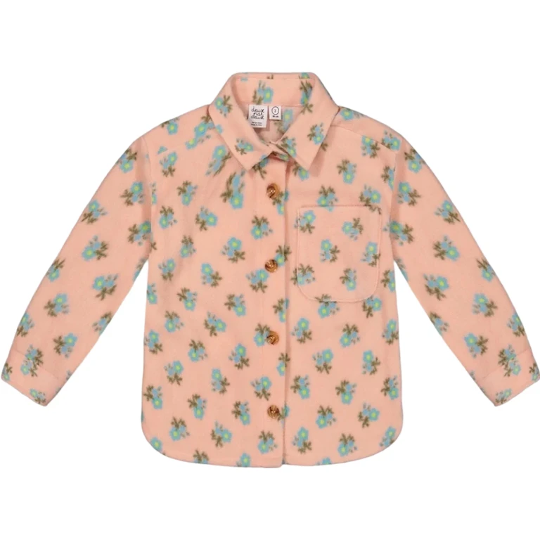 Printed Polar Fleece Shirt - Little Girl