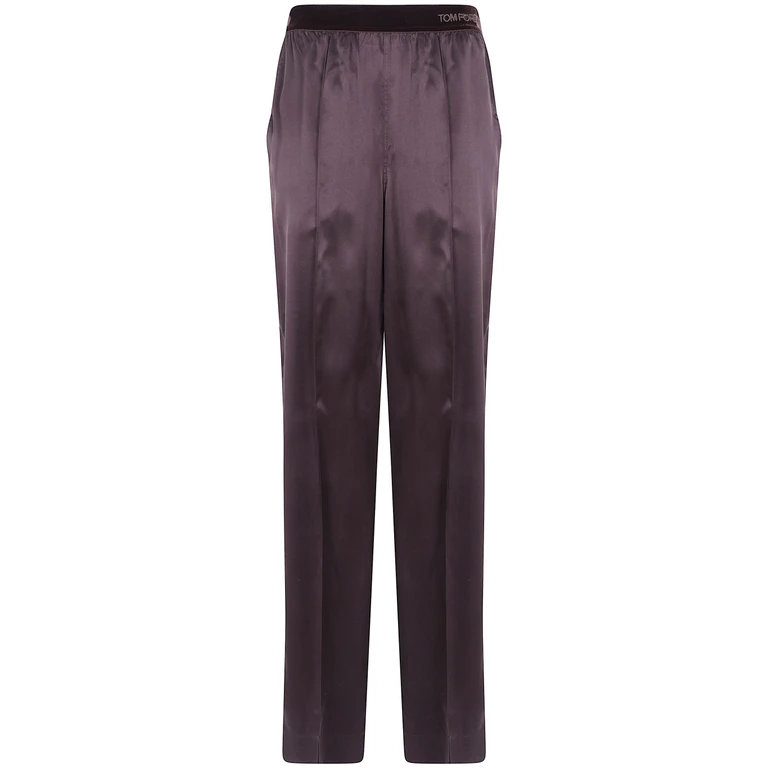 Pantalon en satin de soie TOM FORD