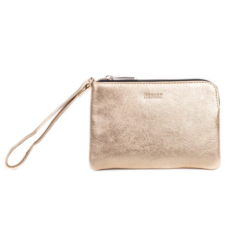 Women's Leather Handbag Etue Gold