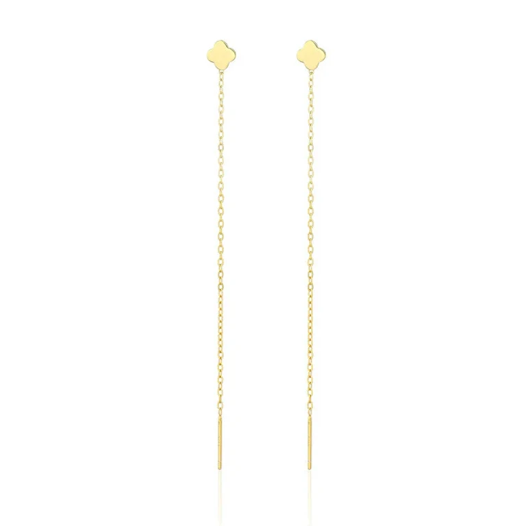 Stunning Gold Plated Drop Earrings Svle3367Xj6Go00