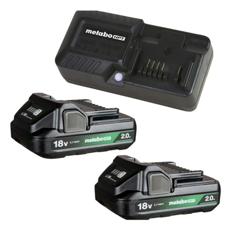 UC18YKSLQBYM (2-Pack) 18V 2 Ah Lithium-Ion Batteries and Charger Kit