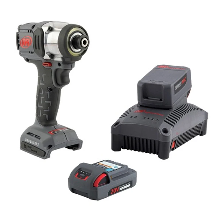 IQV20 20V Lithium-Ion Brushless 1/4 in. Hex Cordless Compact Impact Driver Kit (2.5 Ah/5.6 Ah)