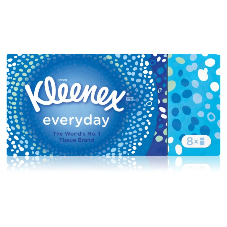 Everyday paper handkerchiefs 8x9 pieces