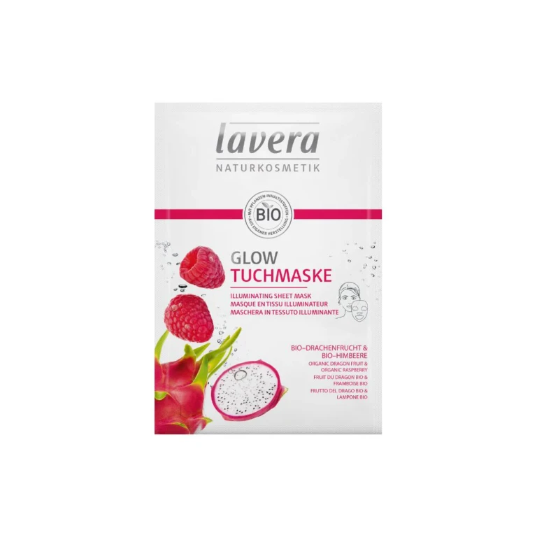 Illuminating Fabric Mask with Organic Tarragon and Organic Raspberry