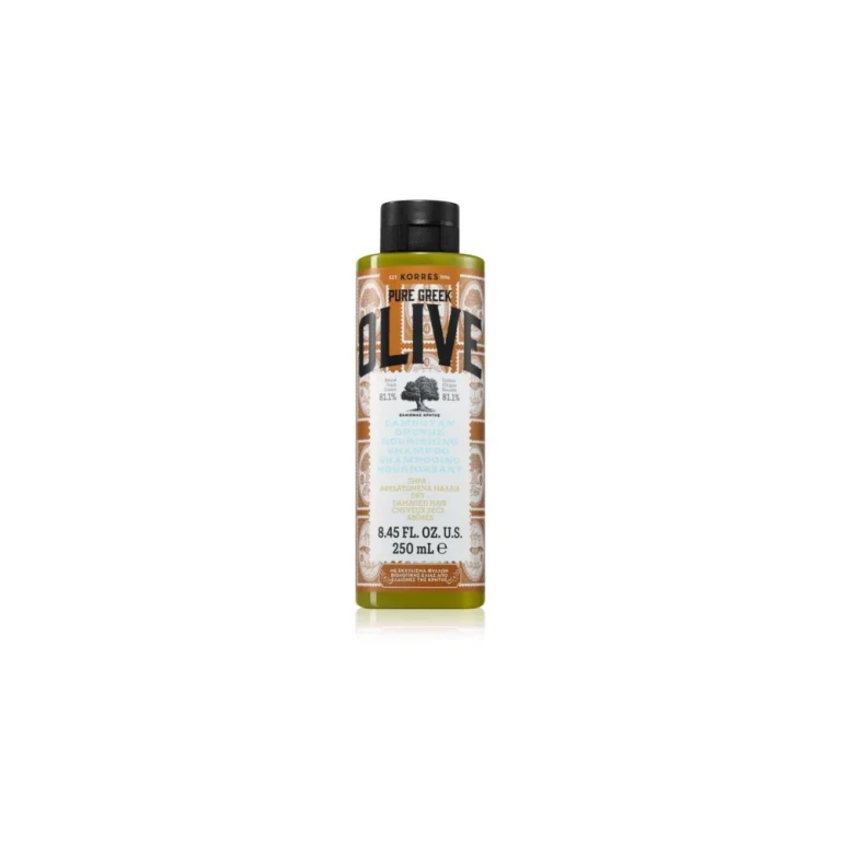 Pure Greek Olive Shampoo for Dry and Damaged Hair 250ml