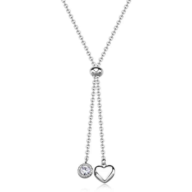 Romantic Necklace Made of Steel Aurora Sar59