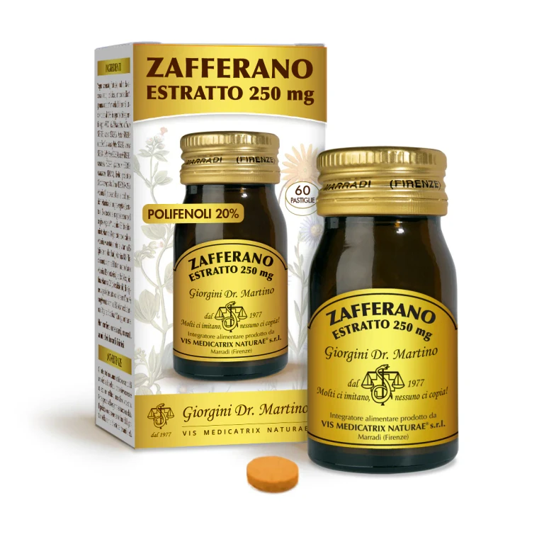 Saffron Extract 250 Mg - 30 G - Tablets of 500 Mg