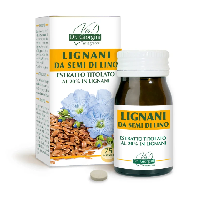 Lignani Flaxseed Est. Tit. 30G - 400 Mg Tablets