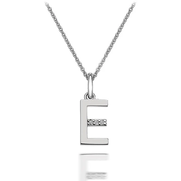 Necklace Hot Diamonds Micro E Classic Dp405 (Chain, Pendant)