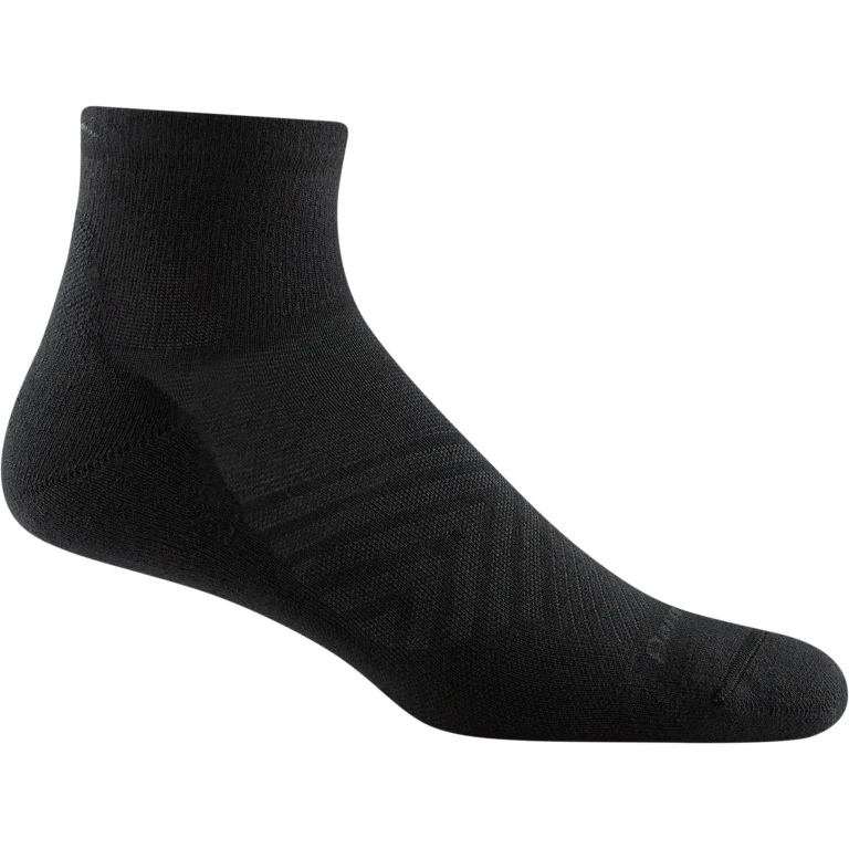 Coolmax Cushioned Run Quarter Ultra-Lightweight Running Socks - Men's
