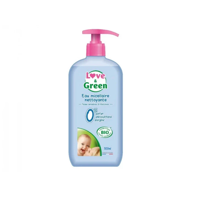 Love&Green Organic Micellar Cleansing Water for Sensitive Skin 500ML
