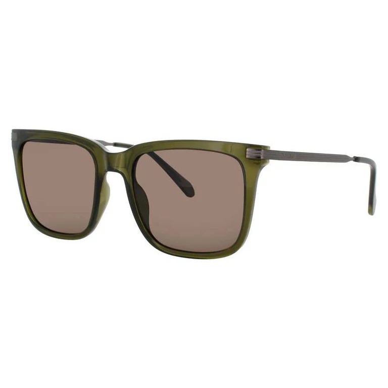 Mens Brown Rectangular Sunglasses FOS3152GS0OX70