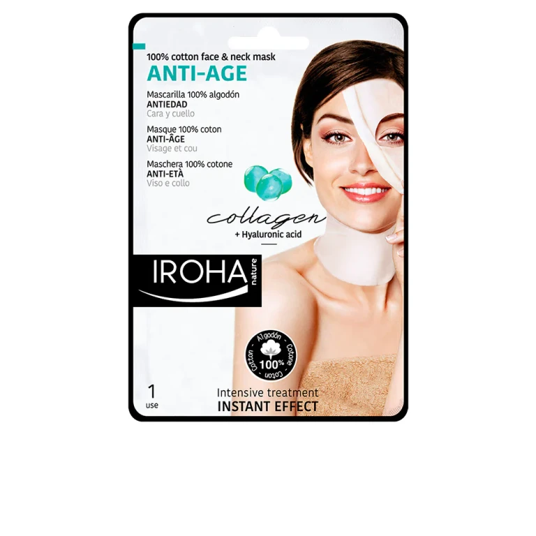 Anti Age Cotton Face and Neck Mask Collagen
