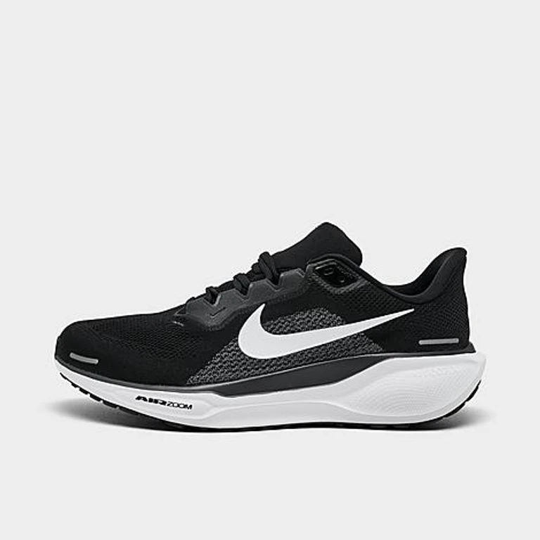 Men's Pegasus 41 Running Shoes (Extra Wide Width) in Black/Anthracite/White Size: 7.0
