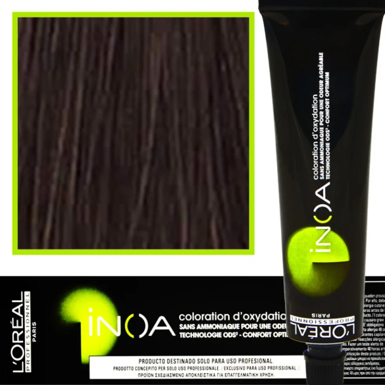 Hair Dye L'Oréal Inoa 60 Ml 5.18 Light Ash Mocha Brown