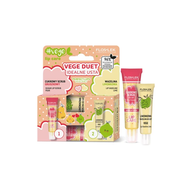 Vege Perfect Lip Gift Set Pear Scrub 14 G + Lime Vaseline 10 G